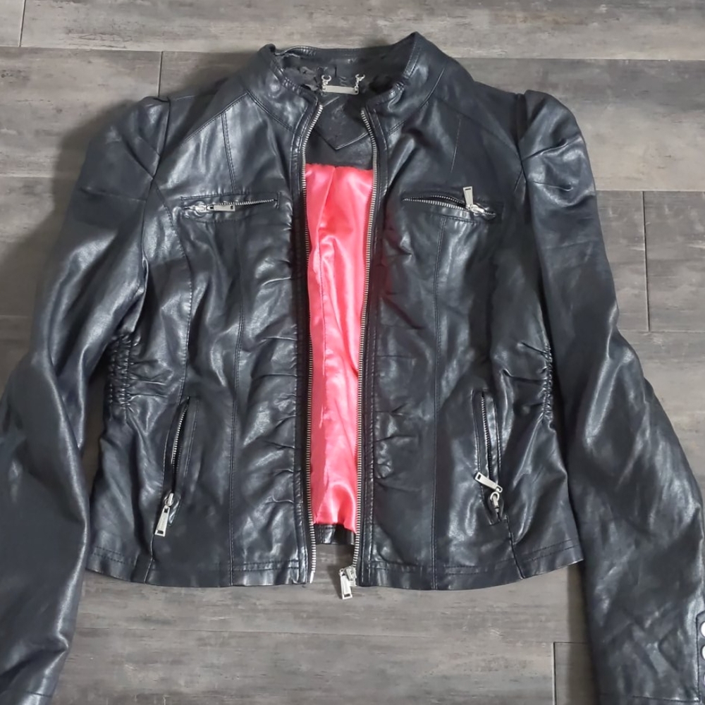 Joujou faux leather jacket L